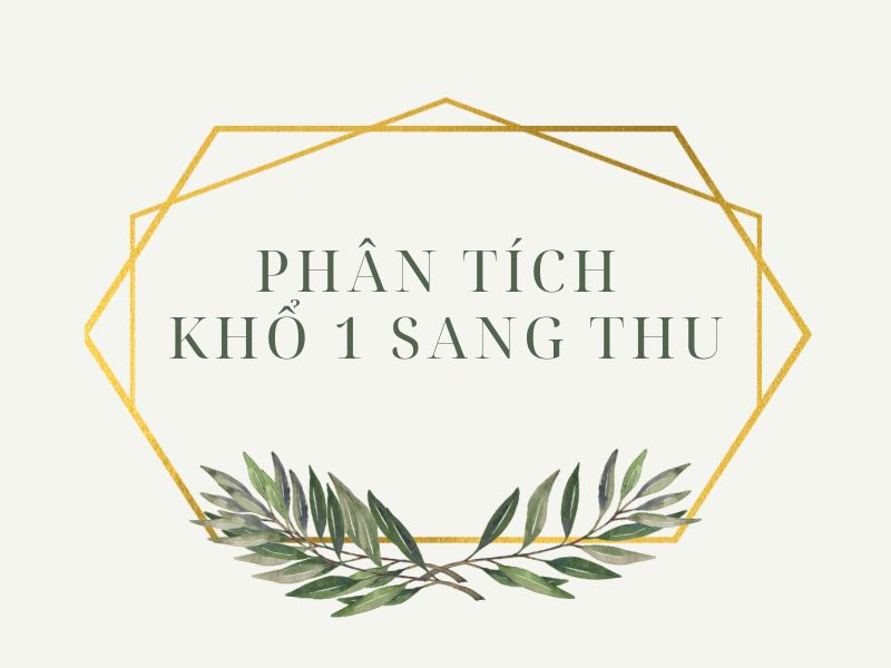 Phân tích khổ 1 sang thu có chọn lọc, siêu hay